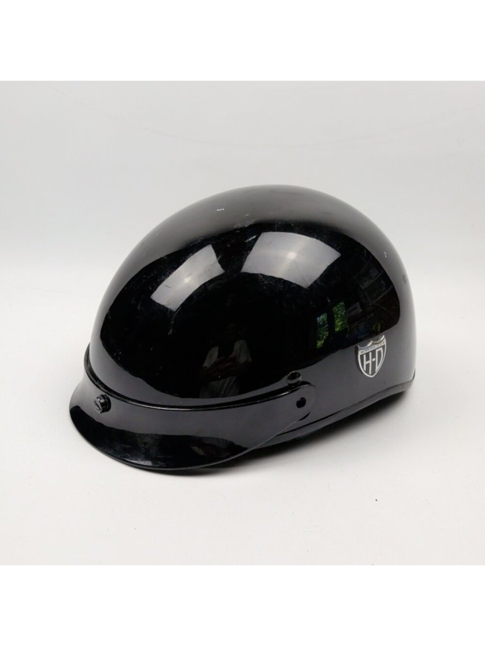 Harley Davidson Classic Cruiser Motorcycle Helmet Gloss Black Size XXS DOT
